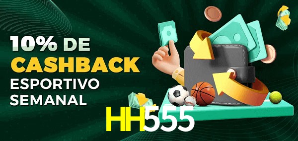 10% de bônus de cashback na HH555